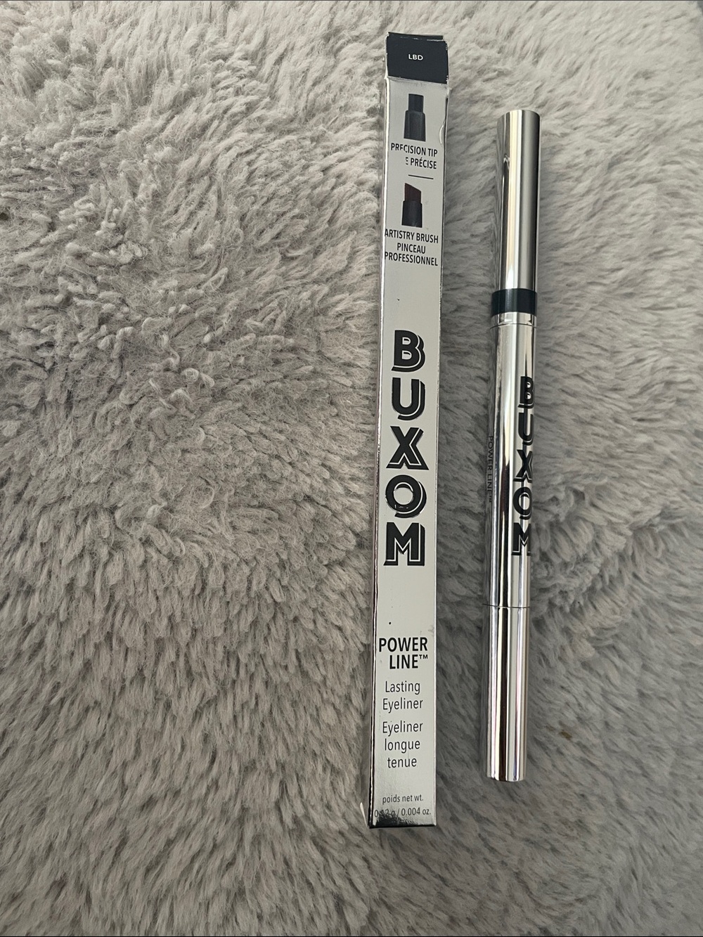 Buxom Power Line Longwear Eyeliner - Silver Tube, Black Accents